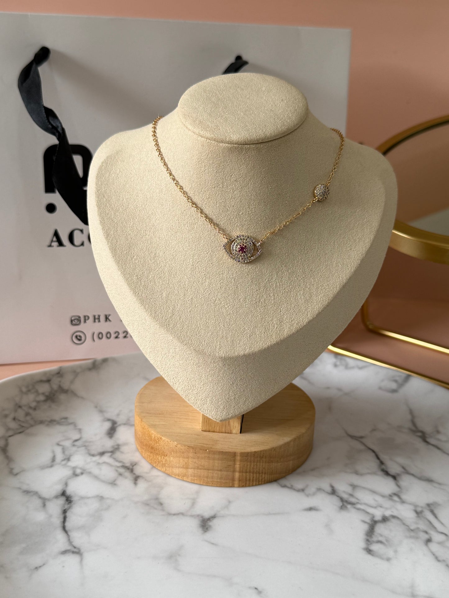 Collier œil de Fatima