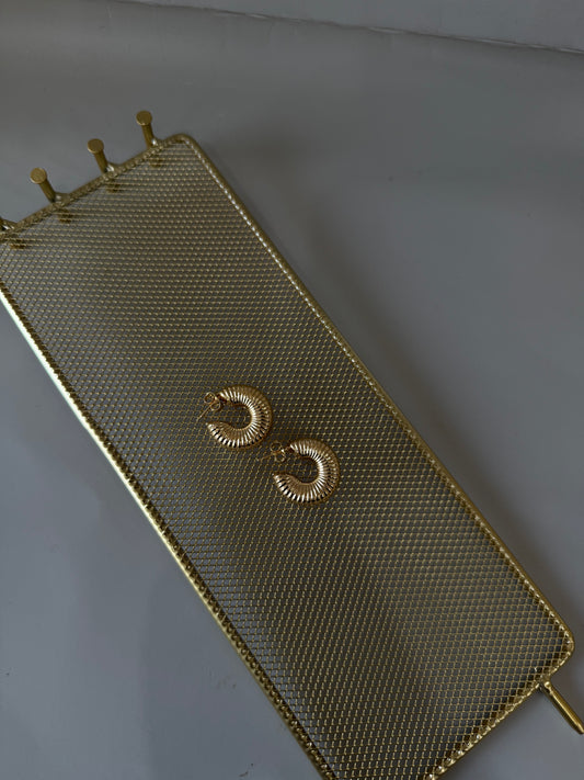 Boucles d’oreille demi créole