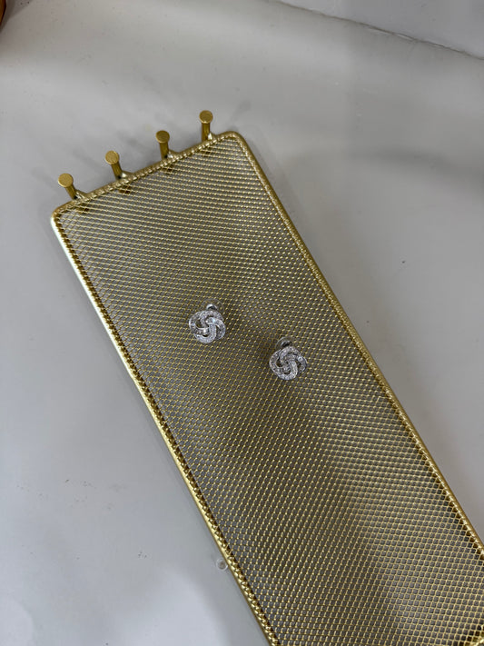 Mignon bouclés argenté