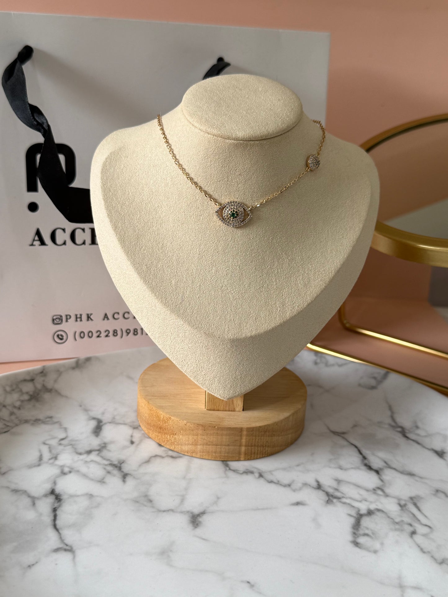 Collier œil de Fatima